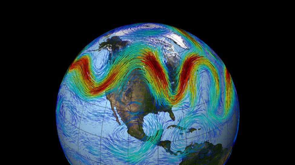 Polar Vortex - NASA Visualization