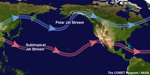 jet stream map