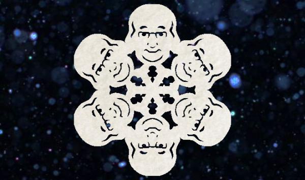 Benjamin Franklin Snowflake Pattern