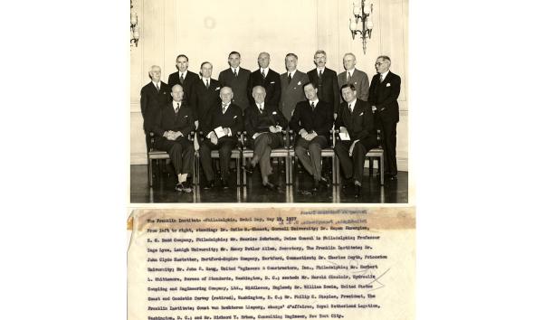 Photograph of Medal Day Attendees 5/19/1937.