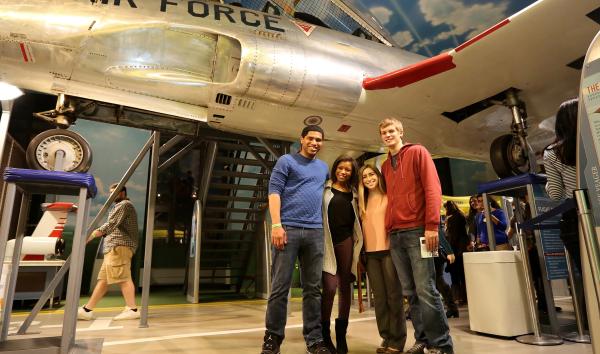 The Franklin Air show with Young Adults