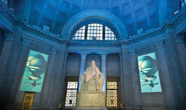 The Benjamin Franklin Memorial at The Franklin Institute.