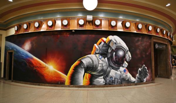 Planetarium Hallway Mural