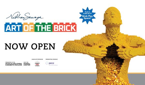 Art of the Brick Franklin Institute Yellow Man Now Open
