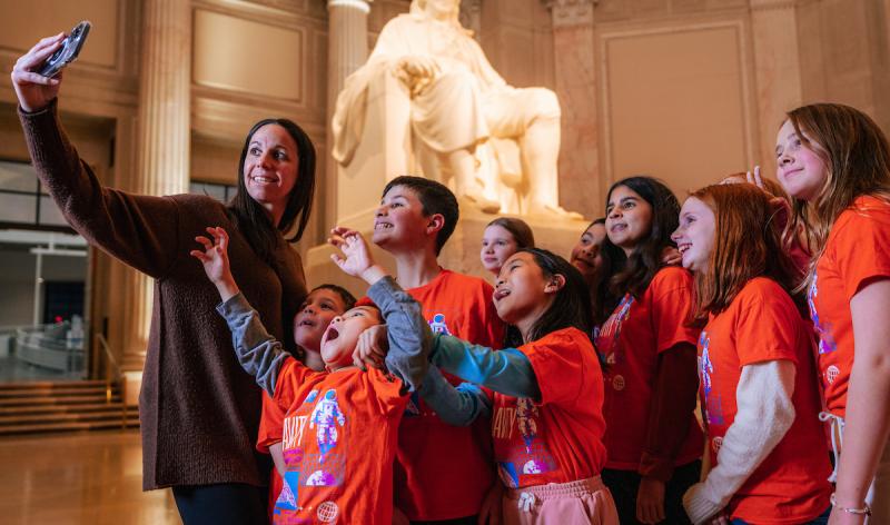 franklin memorial group selfie