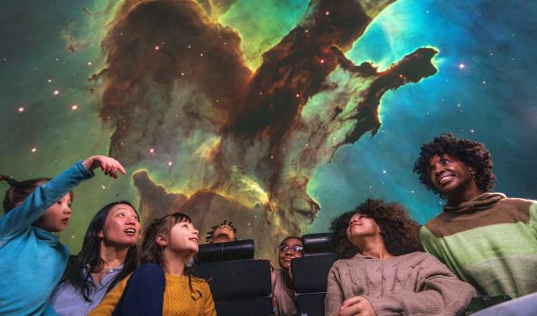 Group in Planetarium