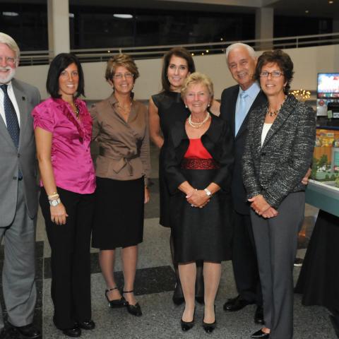 Dennis Wint, Connie Kolkka, Andrea Duloc, Marsha Perelman, Athena and Nicholas Karabots, and Despina McNulty.