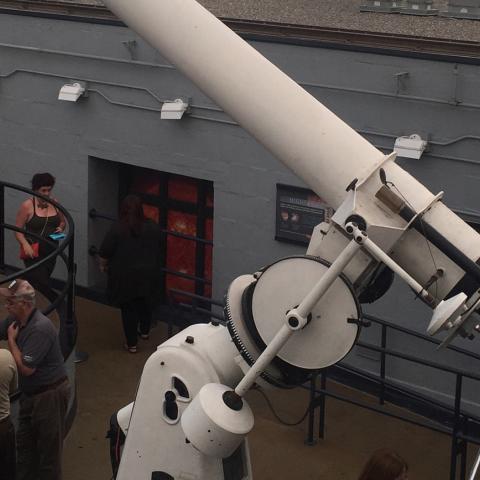 The Zeiss Telescope in the Observatory at The Franklin Institute