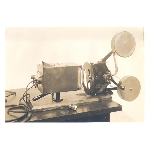 Report Plate 1: Motion Picture Apparatus