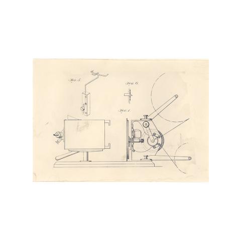 Report Plate 5: Motion Picture Apparatus Drawings