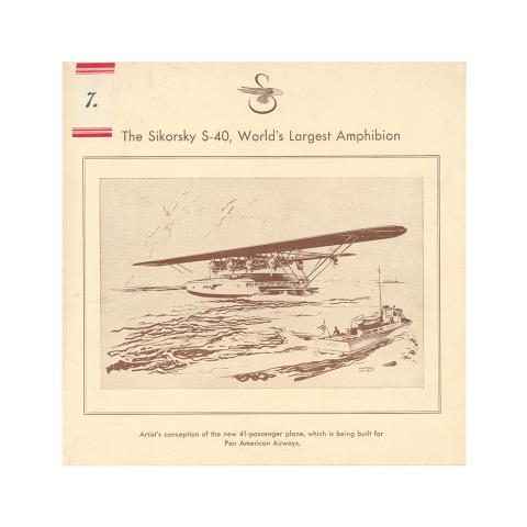 1st page out of 4 Description of the Sikorsky S-40 Amphibion.