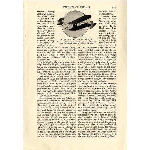 Page 2 of 14: "World's Work" magazine article on the Wright brothers, September, 1928 
