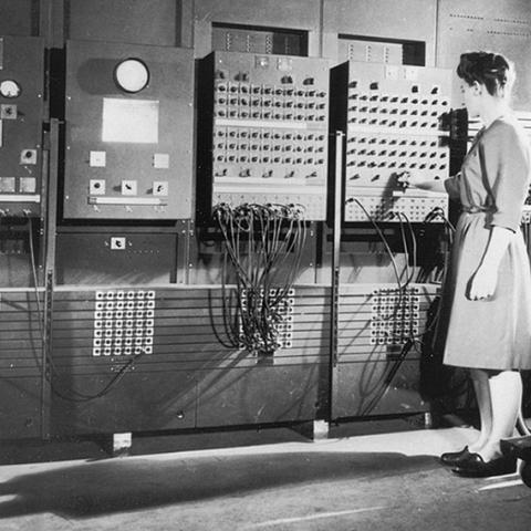 Photo of the ENIAC computer