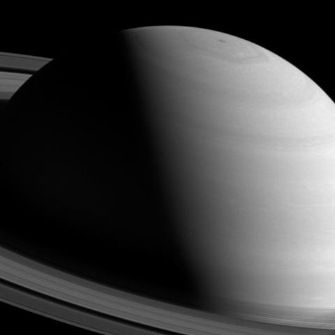 Image of Saturn from Cassini taken from the ring of Saturn.
