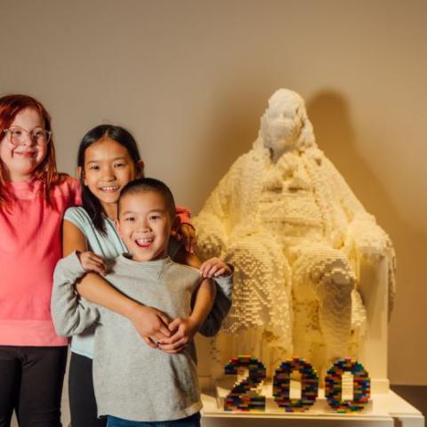 art of the brick - ben 200 with group