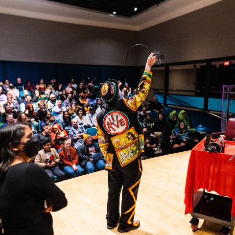 Performer at Science After Hours