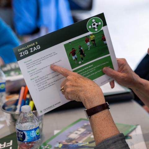 Science of Soccer activity engineering by the Franklin Institute for World Cup