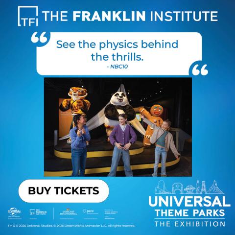 NBC10 testimonials Universal Theme Parks: The Exhibition See the physics behind the thrills
