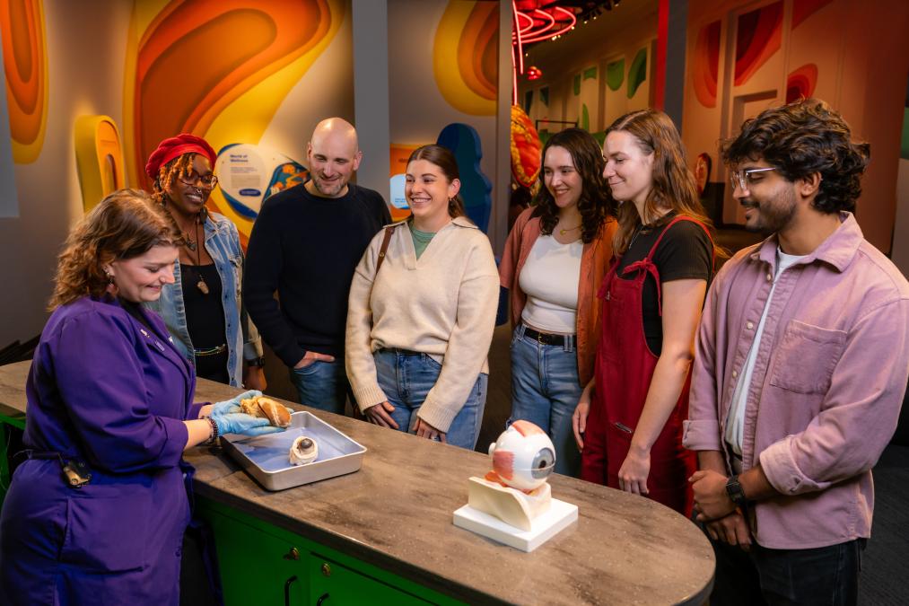 Group of teachers enjoying a demonstration