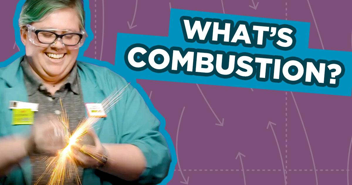 Spark of Science Combustion Graphic