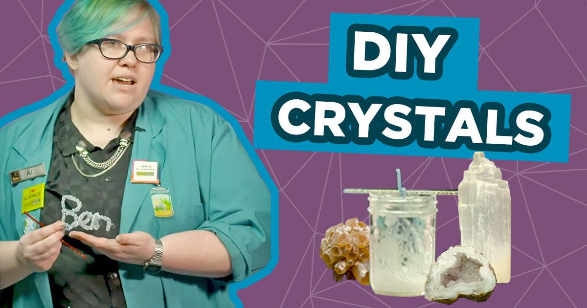 Spark of Science Crystals Graphic