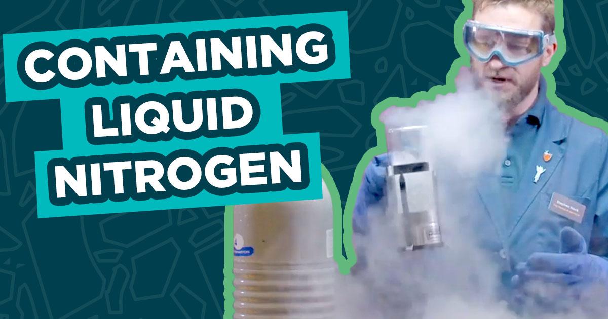 Spark of Science Liquid Nitrogen Graphic