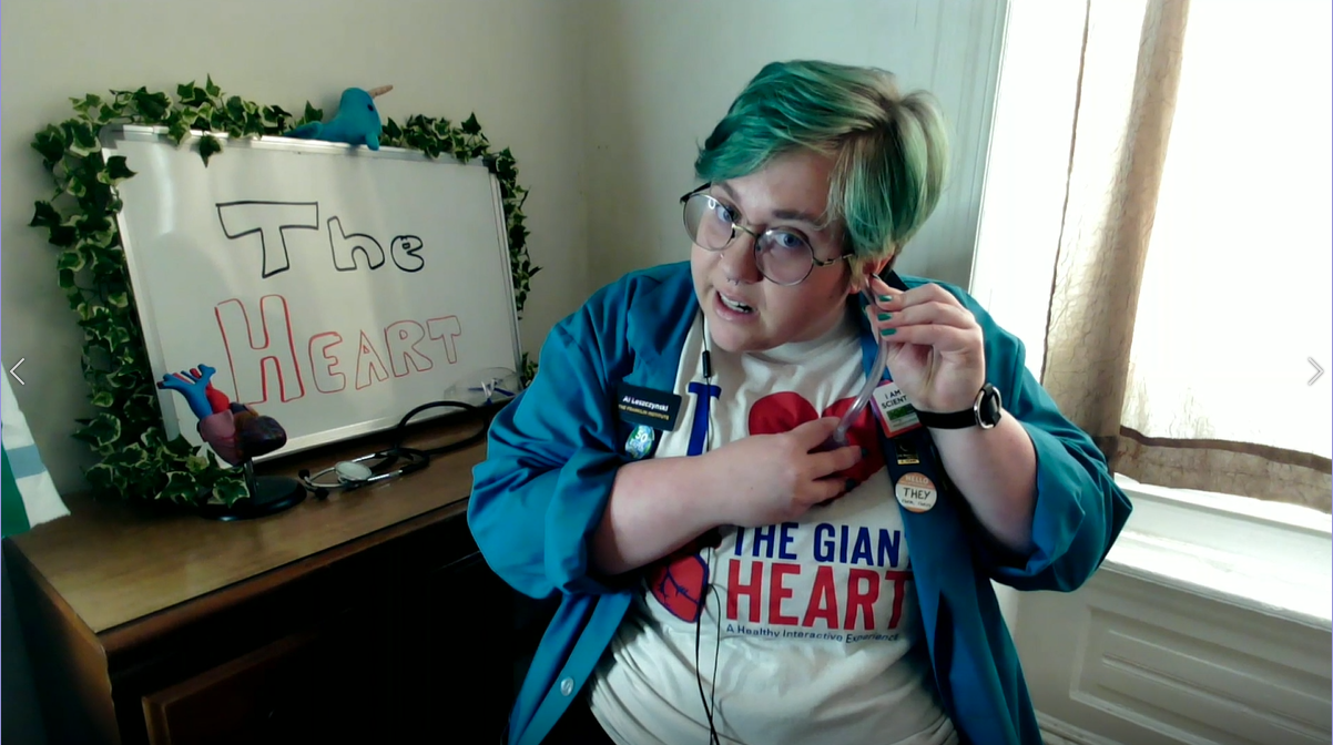 Al holding a stethoscope