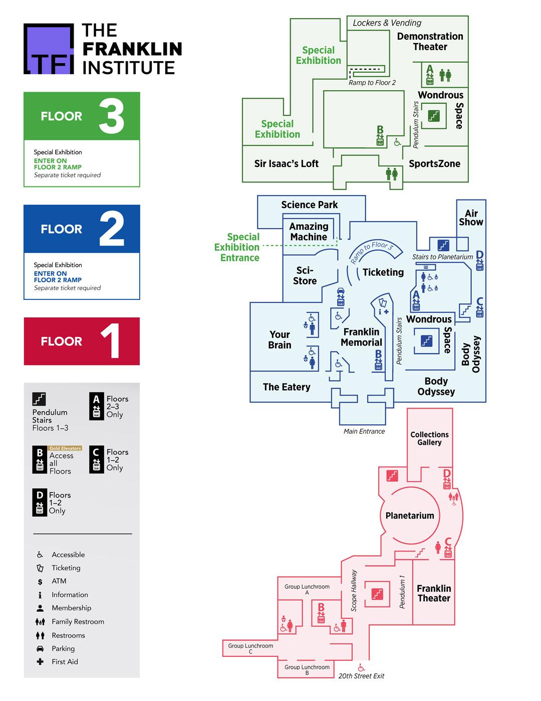 TFI Museum Map