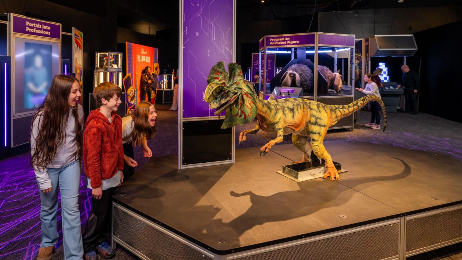 Universal Theme Parks: The Exhibition dinosaur